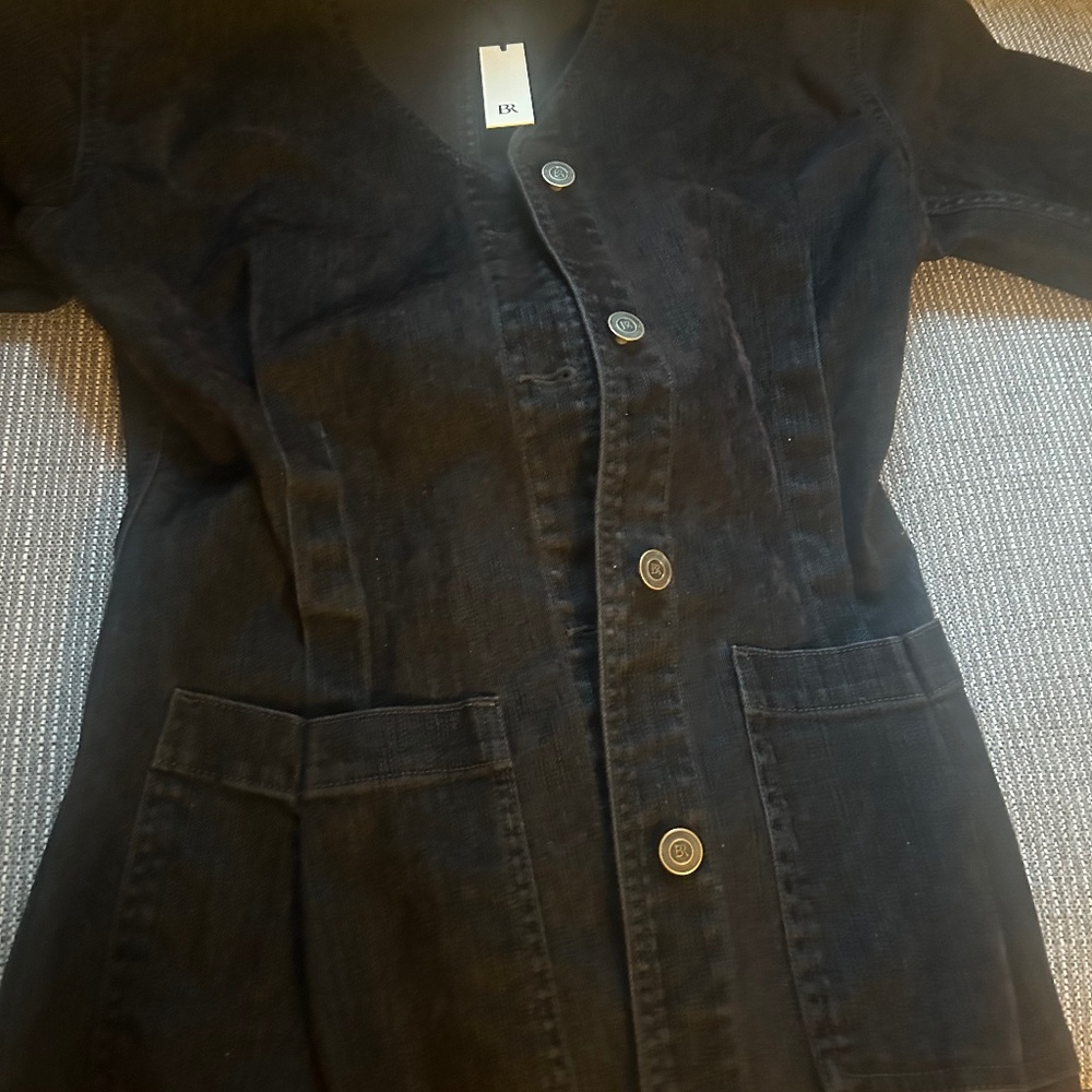 Banana Republic Long shirt blazer with belt